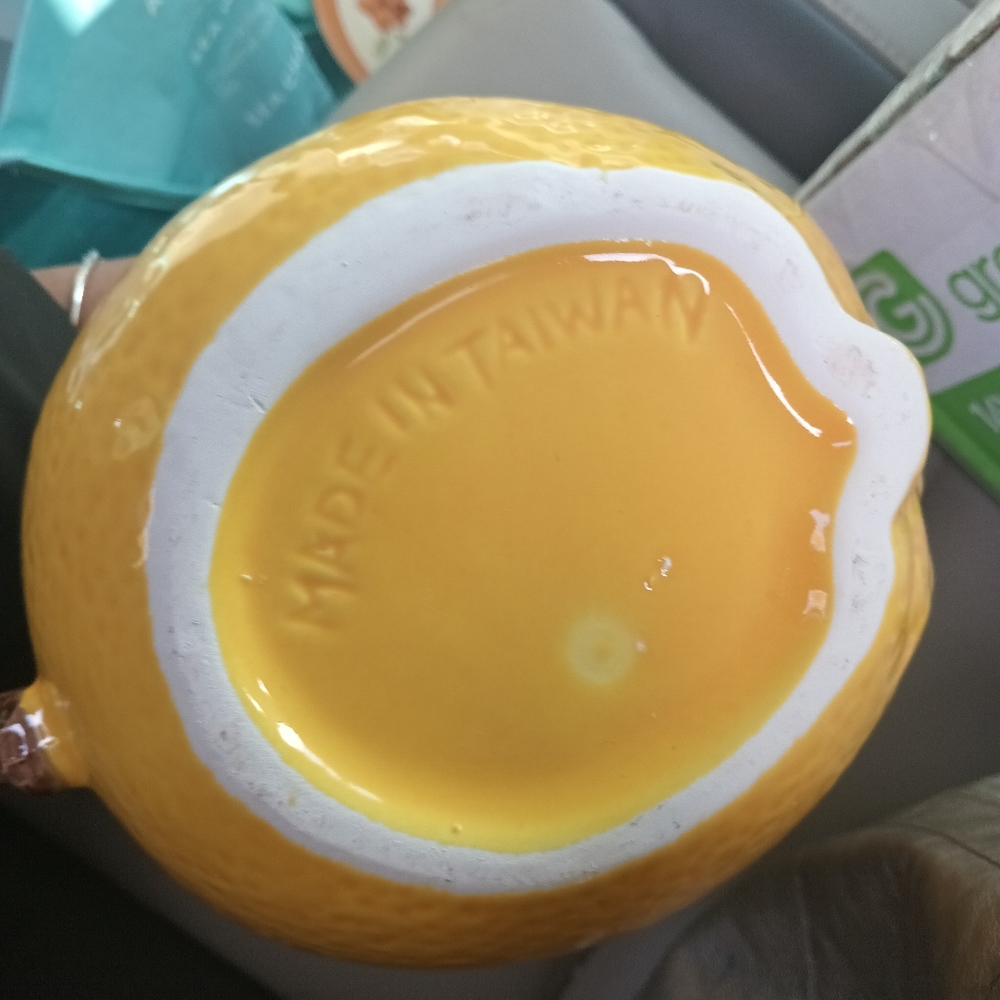 Yellow Lemon Pitcher - Picture 2 of 2